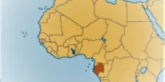 جمهورية الغابون ويكيبيديا - خريطة الغابون بالعربي